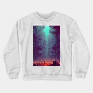 Eerie Forest Crewneck Sweatshirt